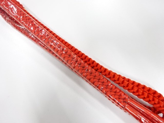 未使用品　正絹　手組帯締め